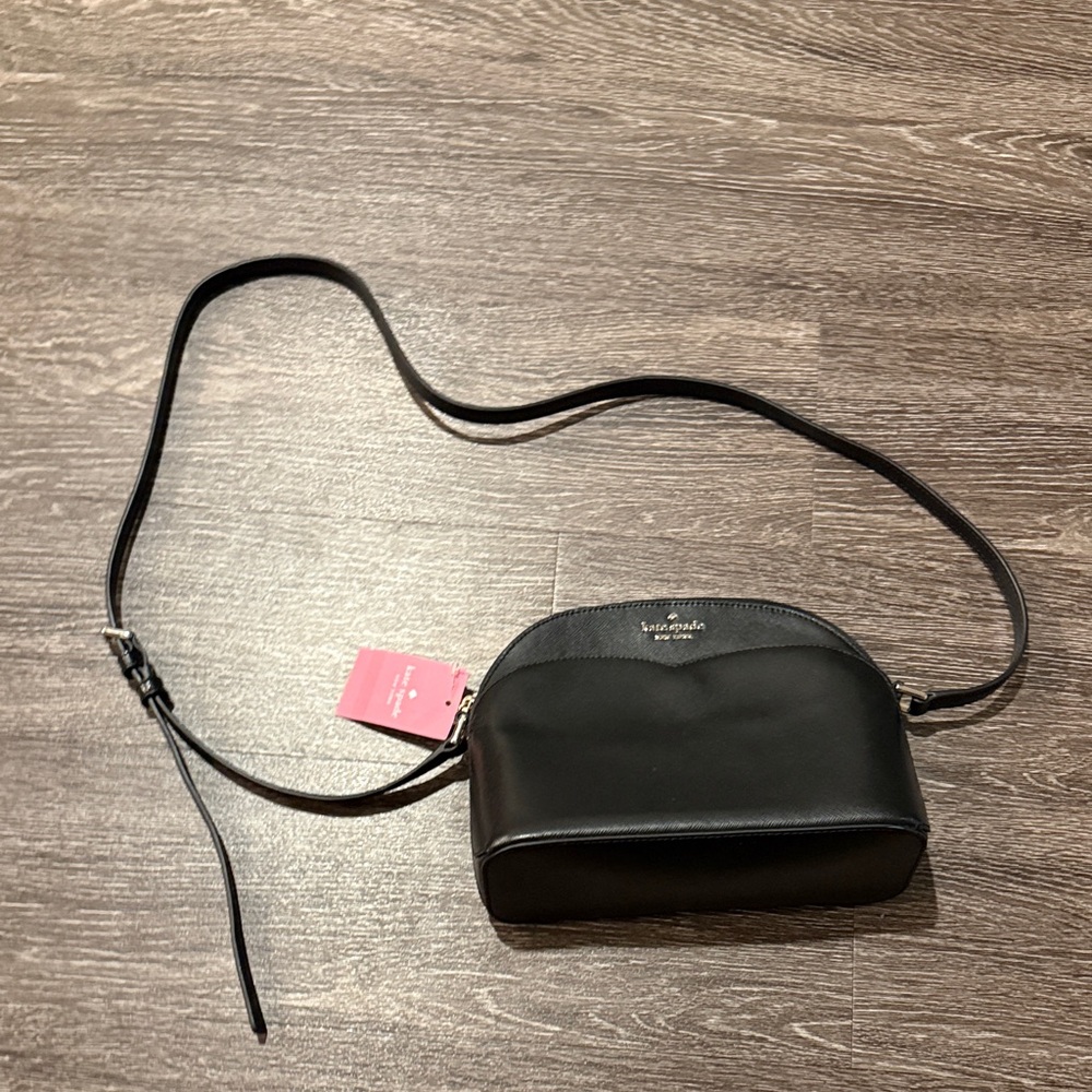NWT black Kate spade Payton dome crossbody bag